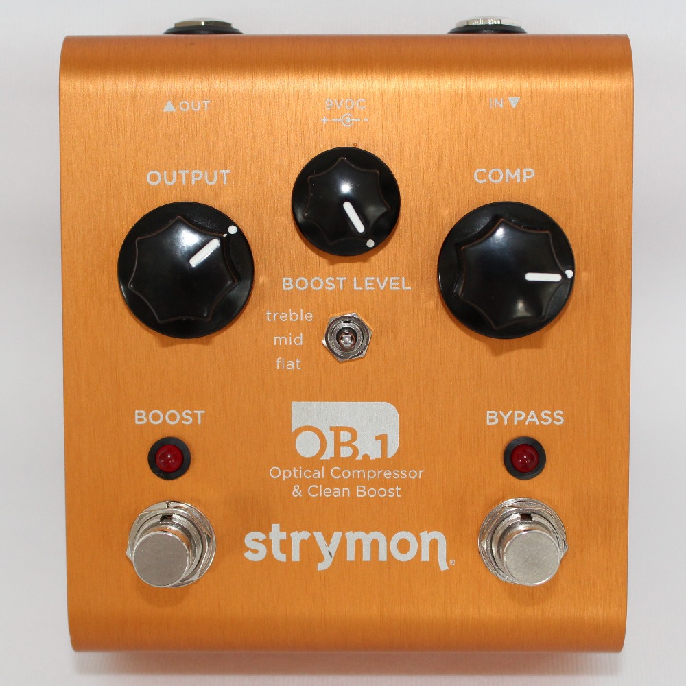 Pre-owned Strymon OB.1 Optical Compressor & Clean Boost Pedal - Orange ...